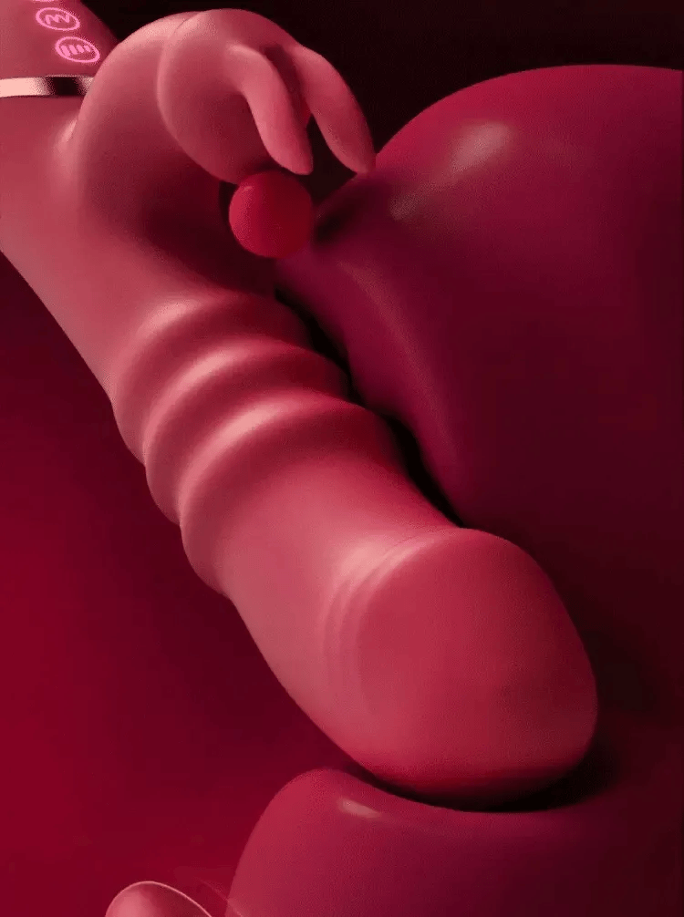 Dual Stimulation Massager with Vibration and Pulsating Suction