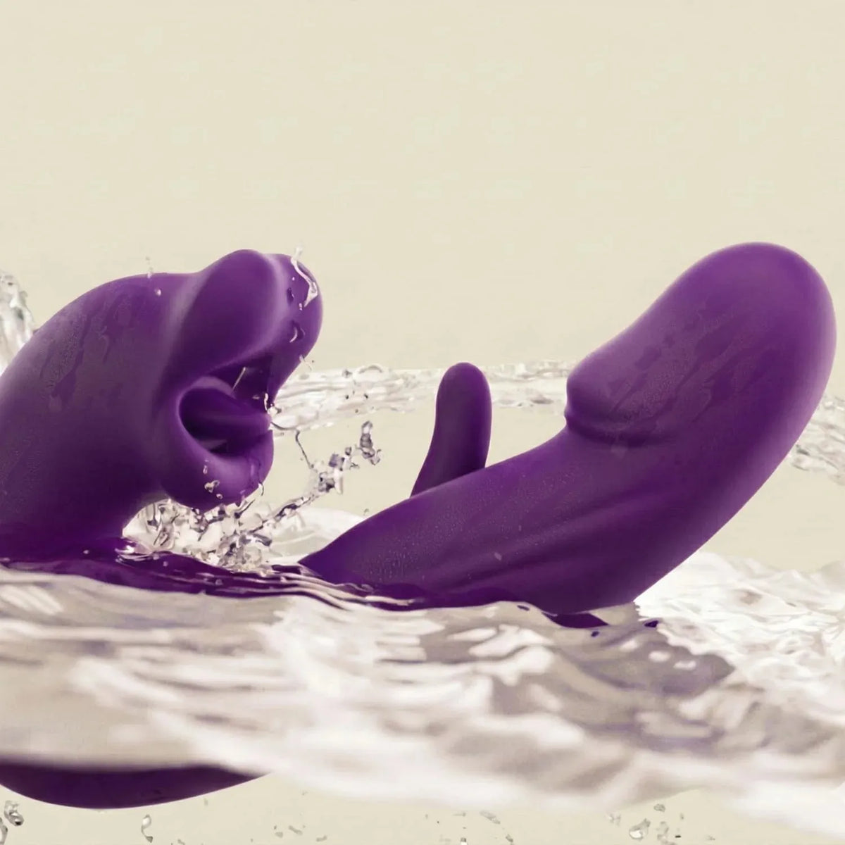 Dual Stimulation Massager with Vibration and Pulsating Suction