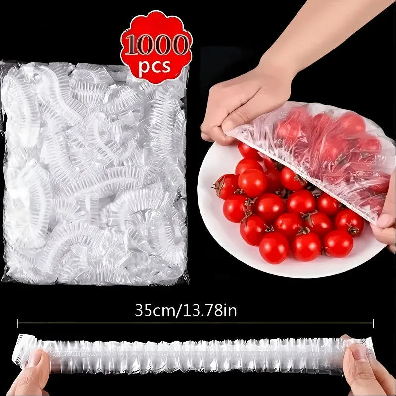 Elastic Disposable Food Storage Covers with PE Film