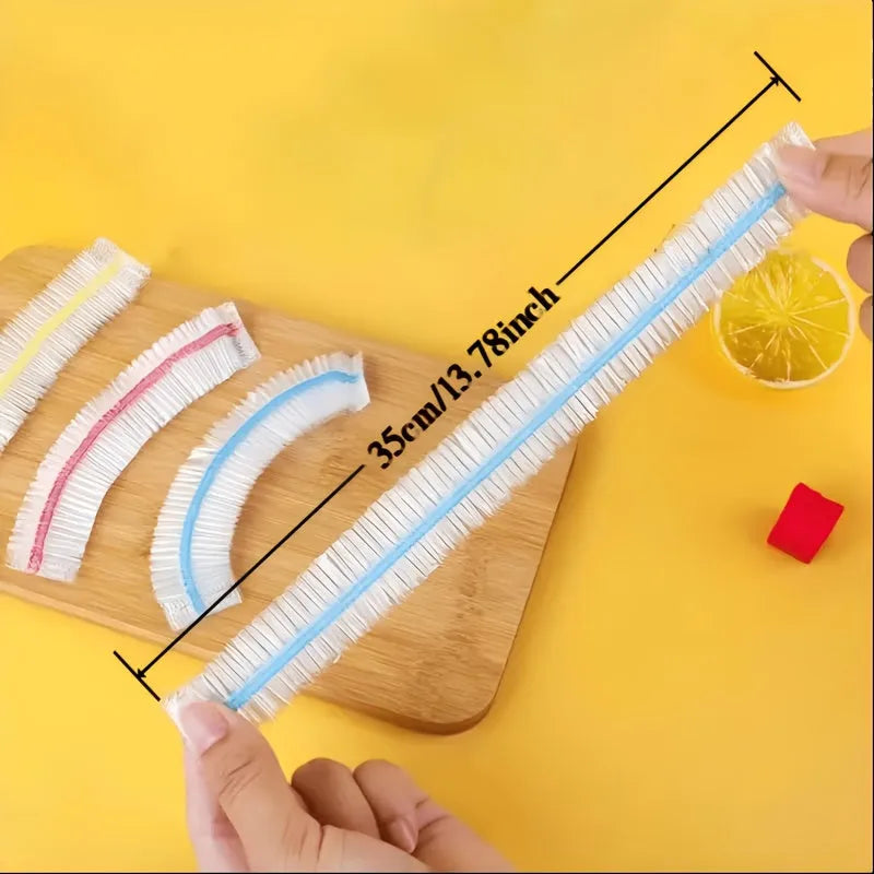 Elastic Disposable Food Storage Covers with PE Film