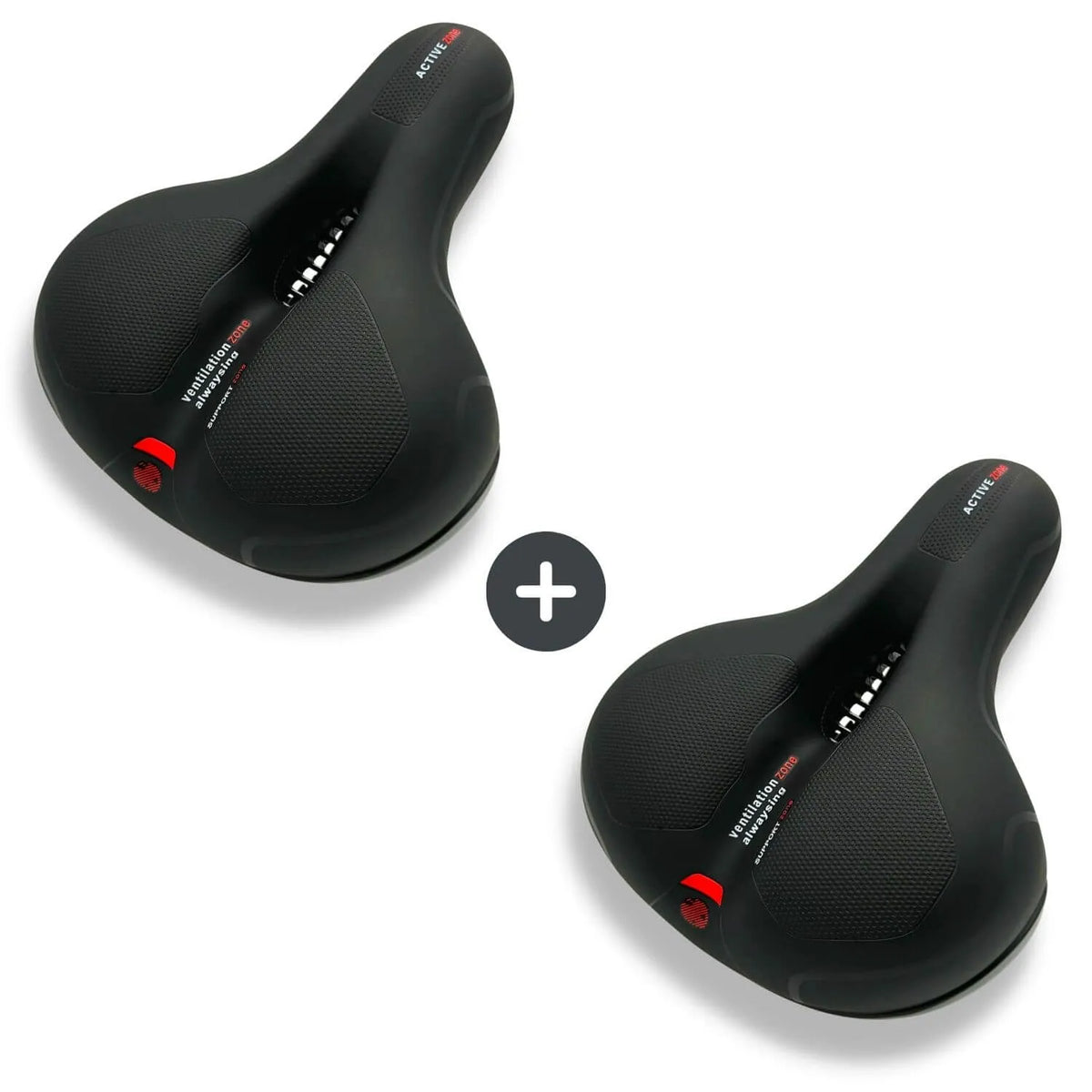 Ergonomic Bike Saddle with Shock Absorbing Memory Foam Cushion
