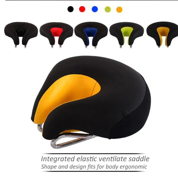 Ergonomic Noseless Mountain Bike Saddle with Padded Cushion