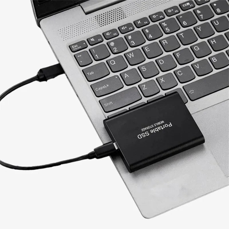 External SSD Drive with Universal USB-C Connector