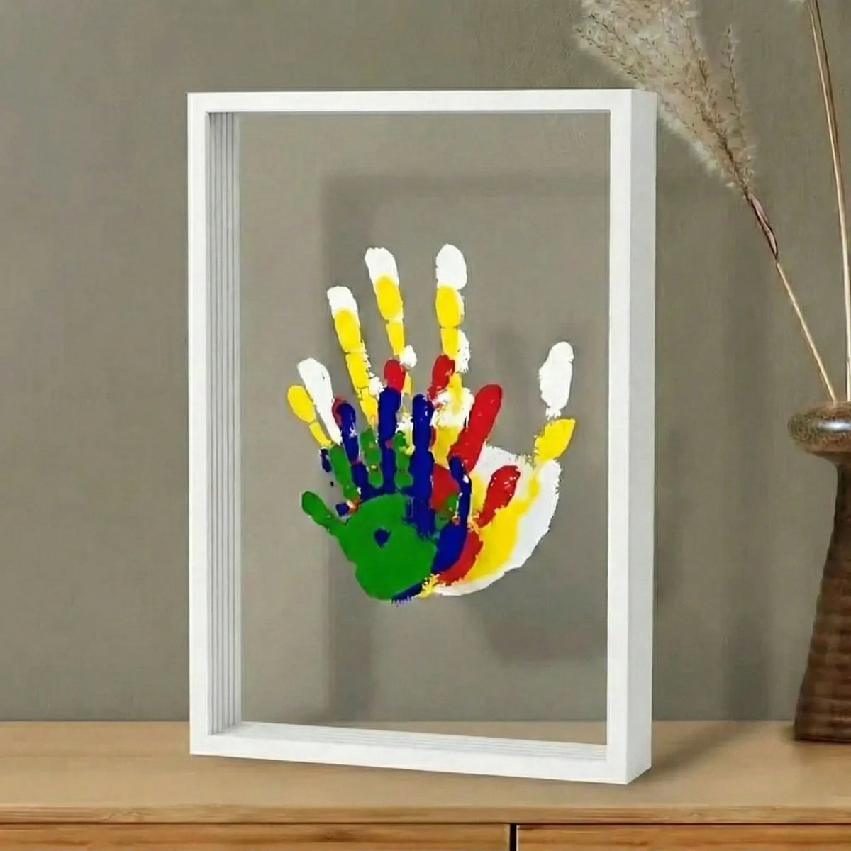 Family Handprint Keepsake Craft Kit with Frame