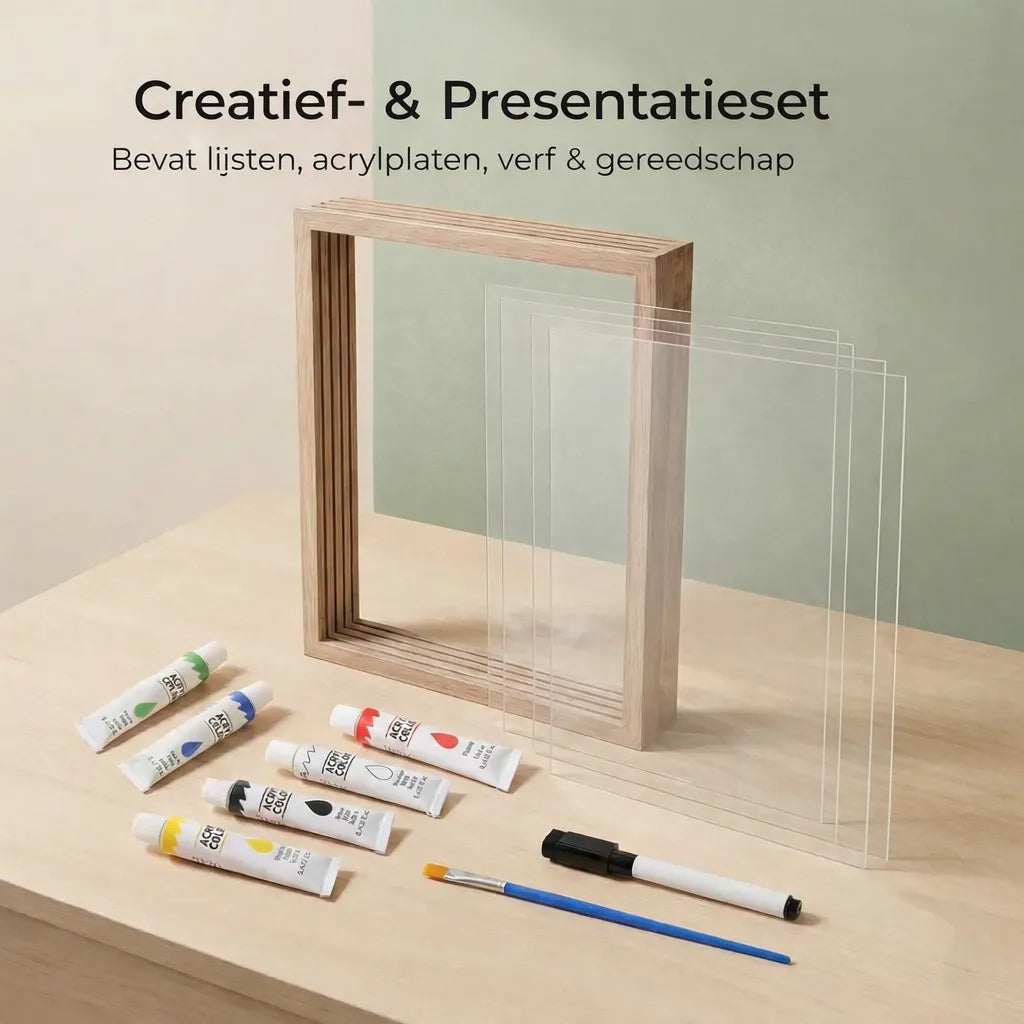 Family Handprint Keepsake Craft Kit with Frame