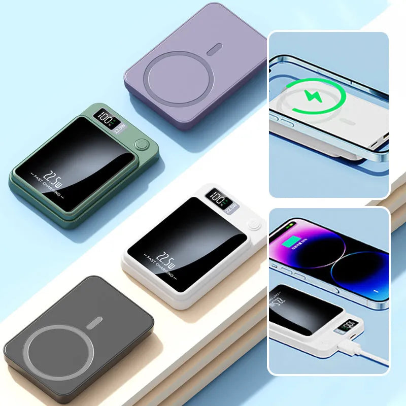 Fast-Charging Qi Wireless Portable Power Bank