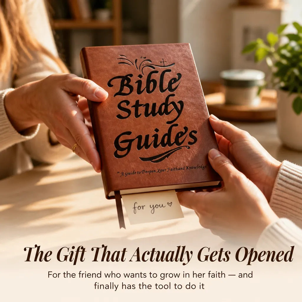 Faux Leather Bible Study Guide with Dedicated Book Pages