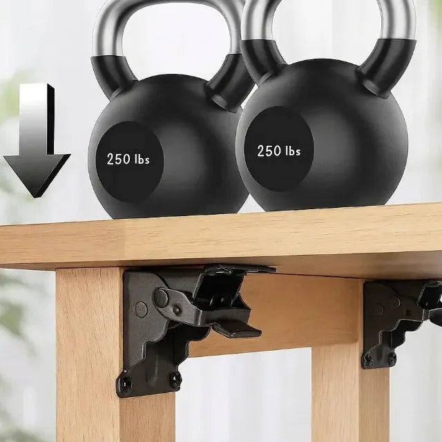 Folding Table Leg Brackets with 90° Automatic Lock