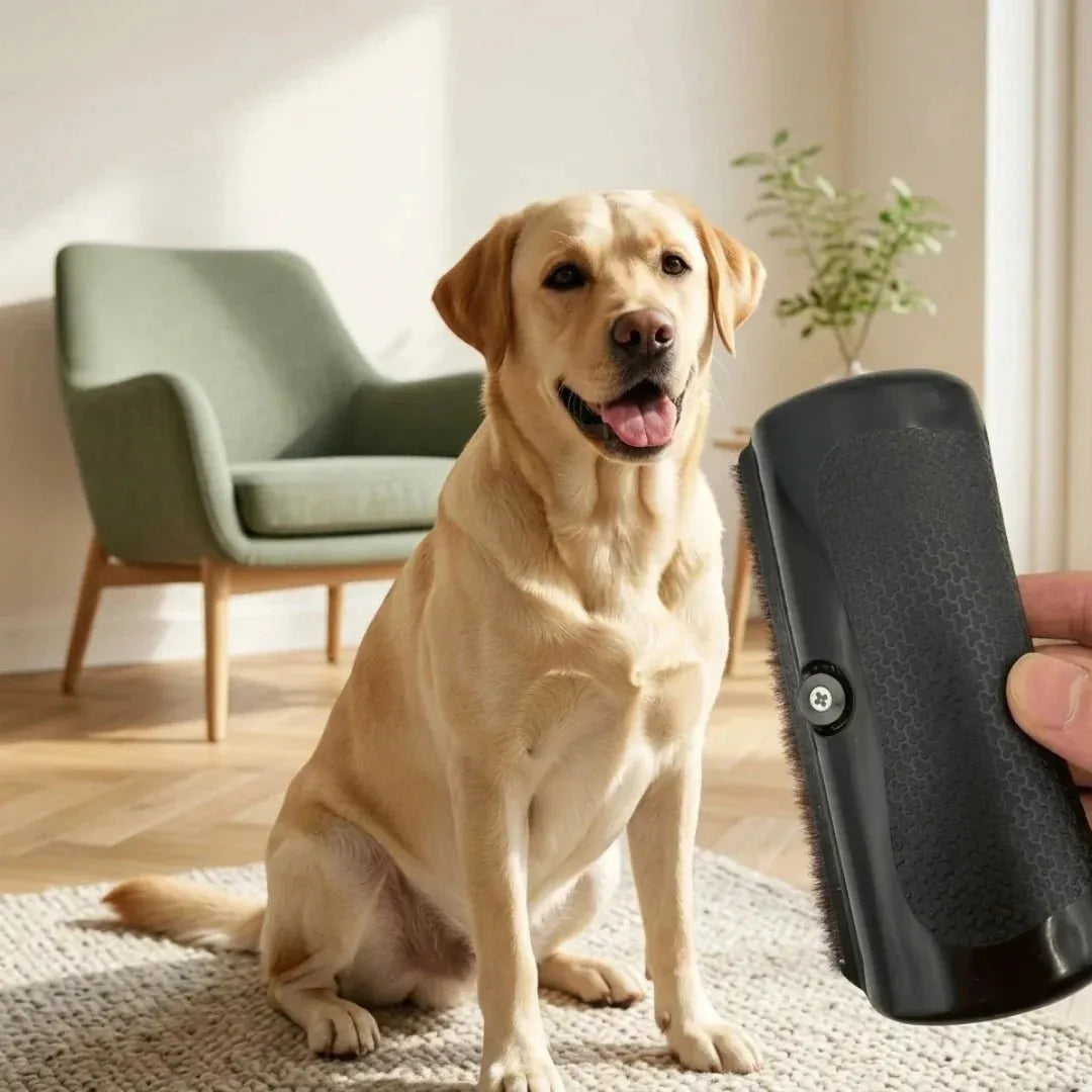 Gentle Undercoat Deshedding Grooming Brush for Dogs and Cats