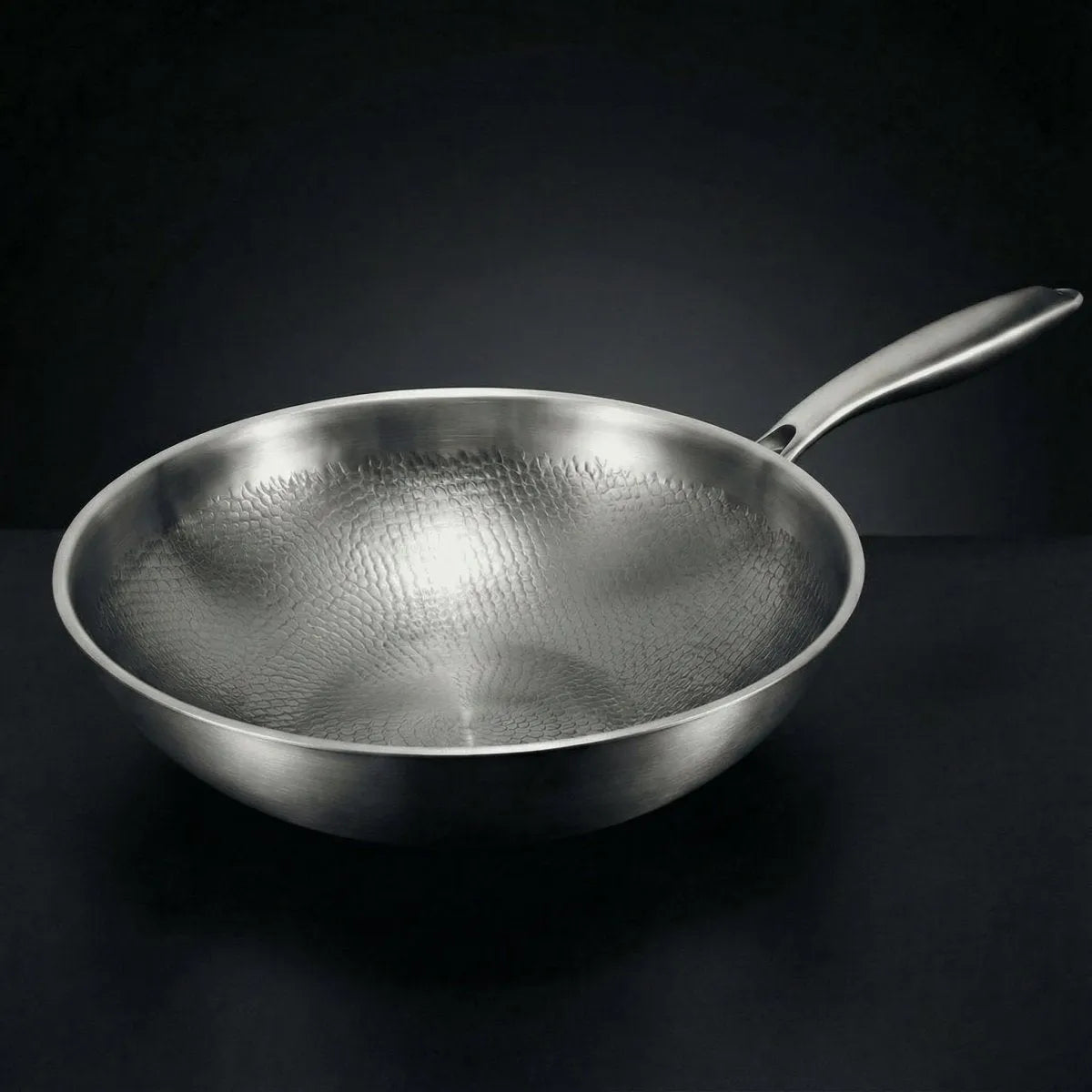 Hand-Hammered Titanium Cookware Set with Kitchen Utensils