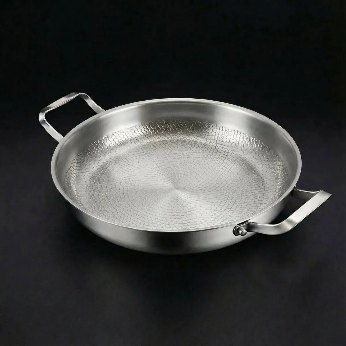 Hand-Hammered Titanium Cookware Set with Kitchen Utensils