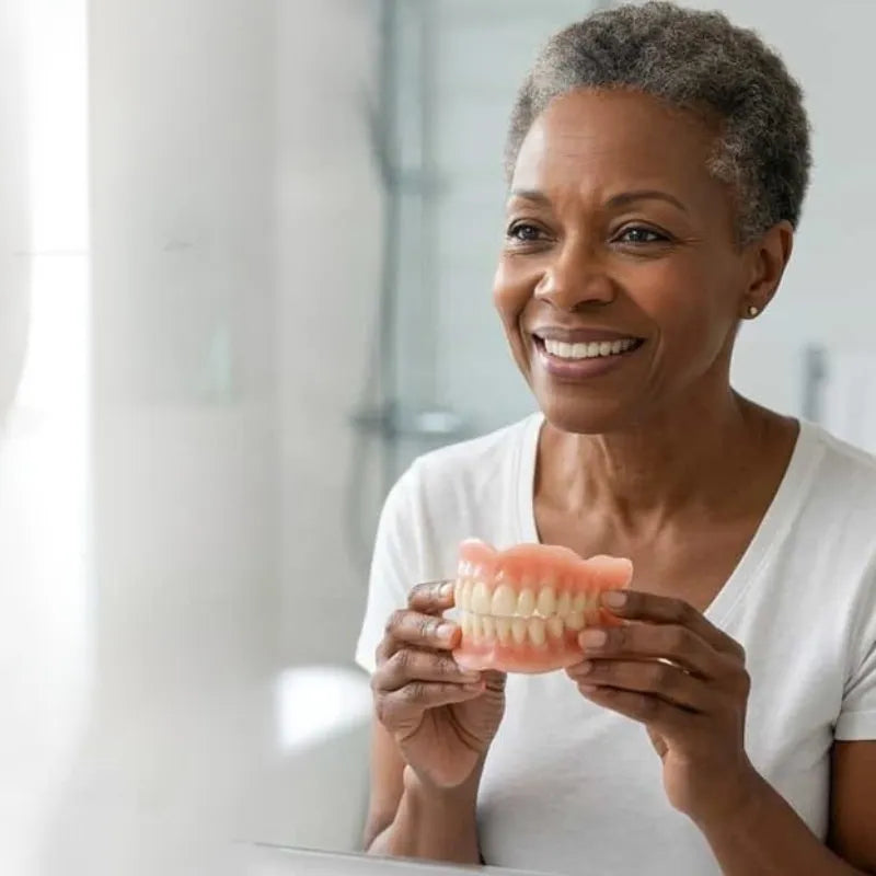 Heat-Moldable Custom Fit Denture Set