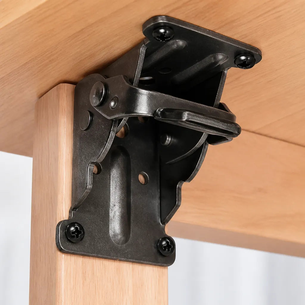 Heavy-Duty Self-Locking Steel Folding Bracket 226.8 kg Capacity