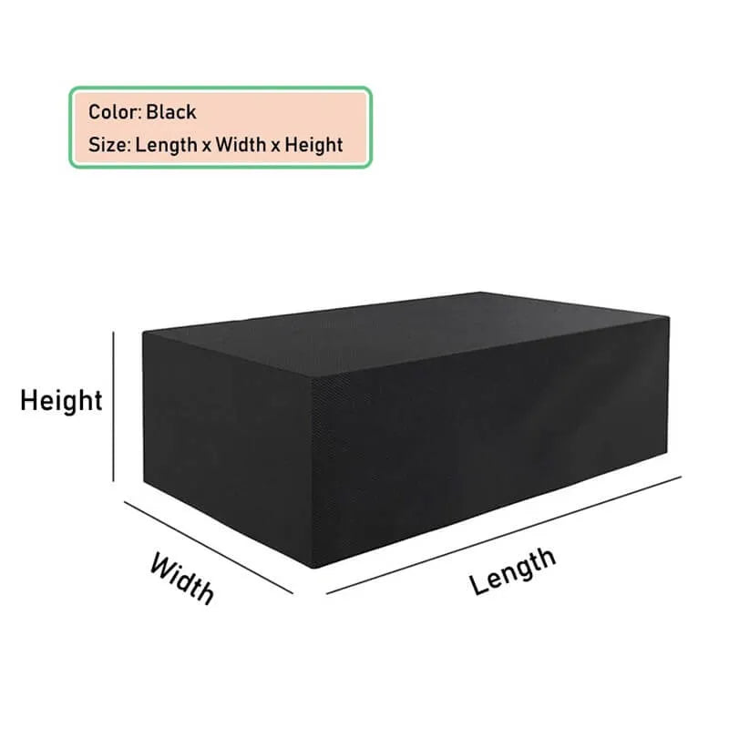 Heavy-Duty Waterproof Patio Furniture Cover with Storage Bag