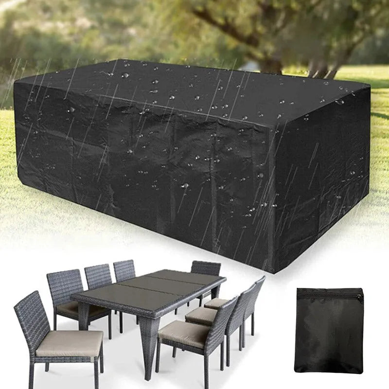 Heavy-Duty Waterproof Patio Furniture Cover with Storage Bag