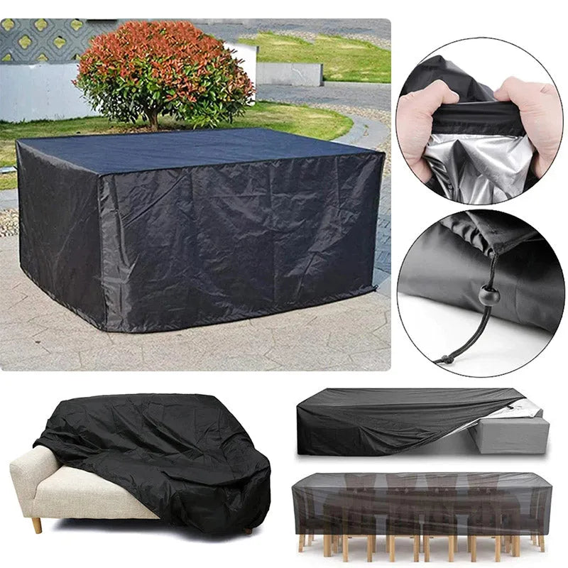 Heavy-Duty Waterproof Patio Furniture Cover with Storage Bag