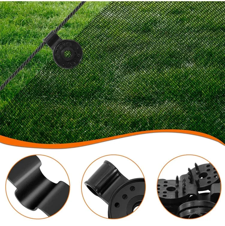 Heavy-Duty Windproof Net and Tarp Clips