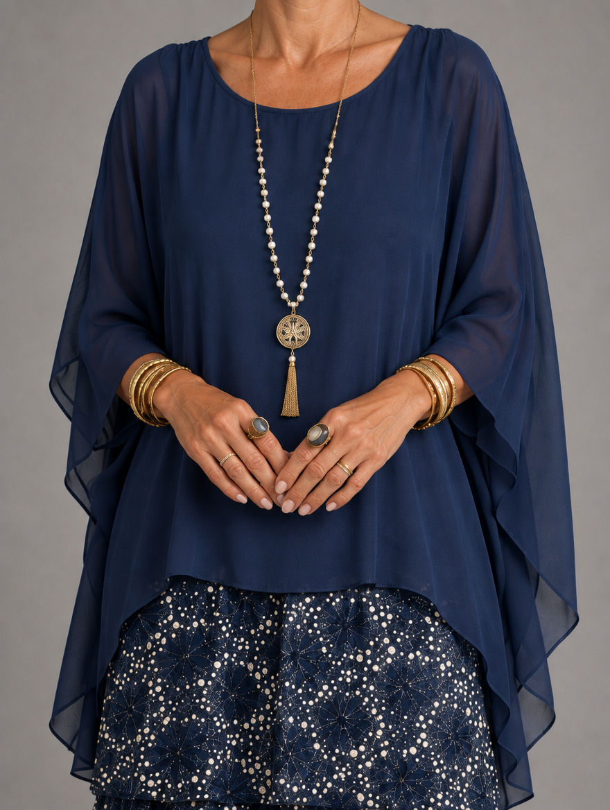 Women's Elegant Flowy Tiered Maxi Dress