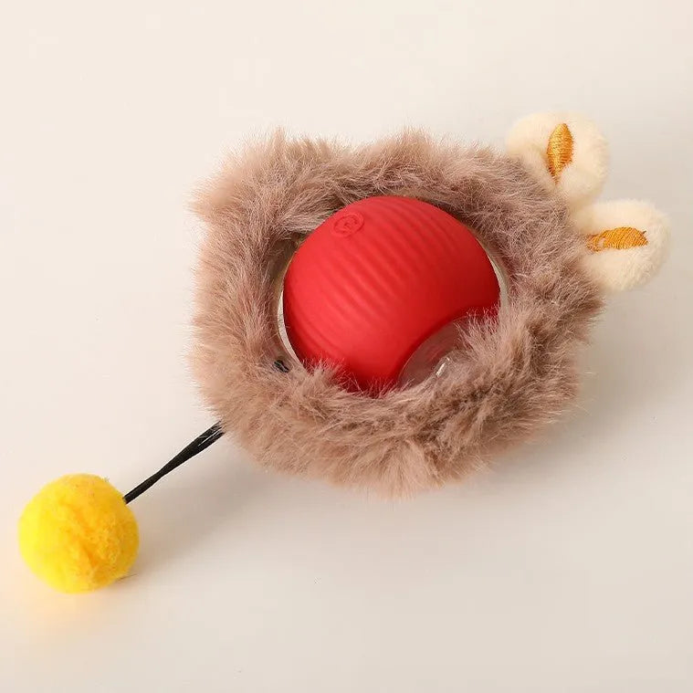 Interactive Pet Chaser Ball Toy with LED Light