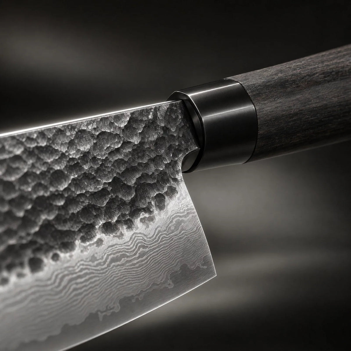 Japanese Style Chef Knife with Layered Steel Blade 18 cm