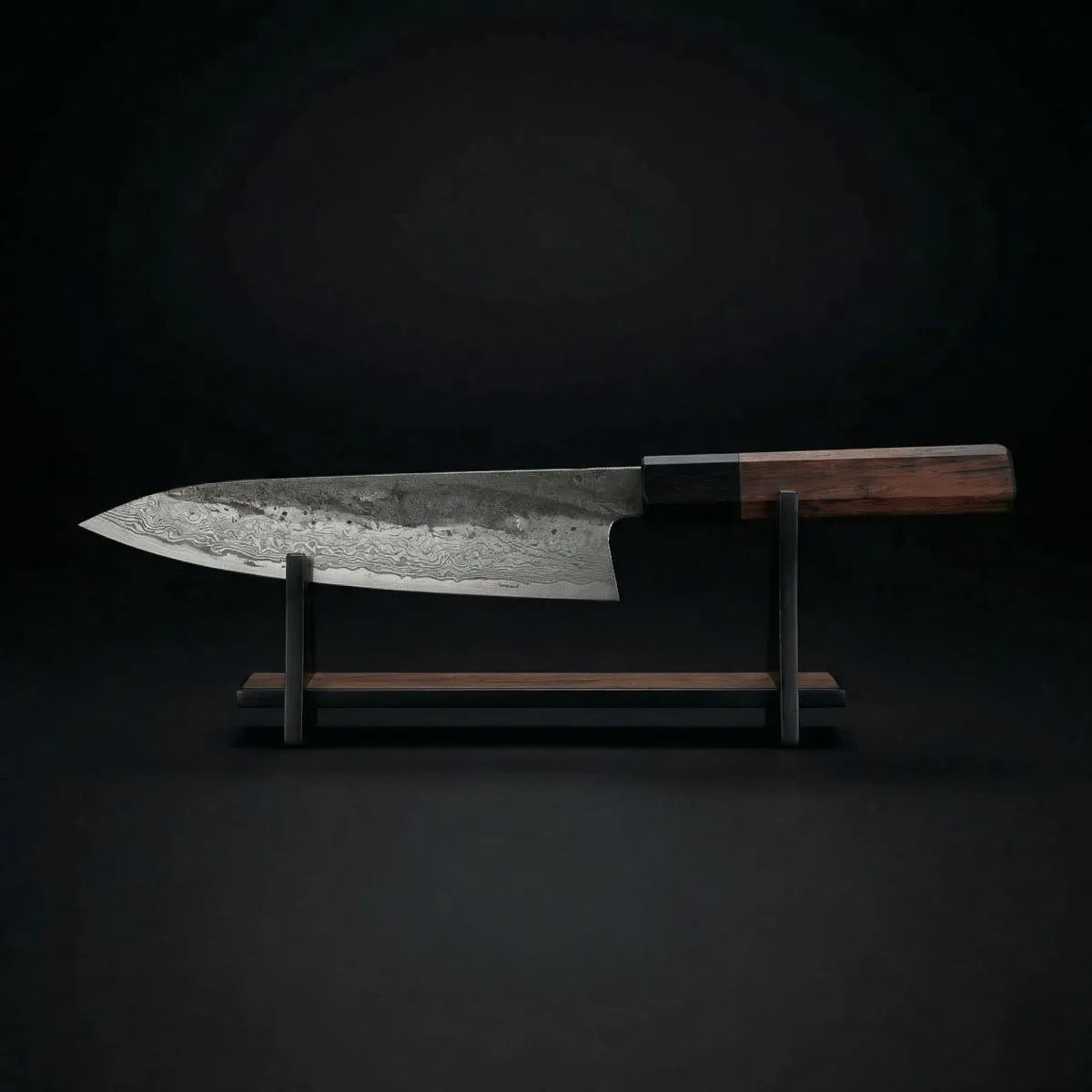 Kiritsuke Knife with Stainless Steel Blade and Ironwood Handle