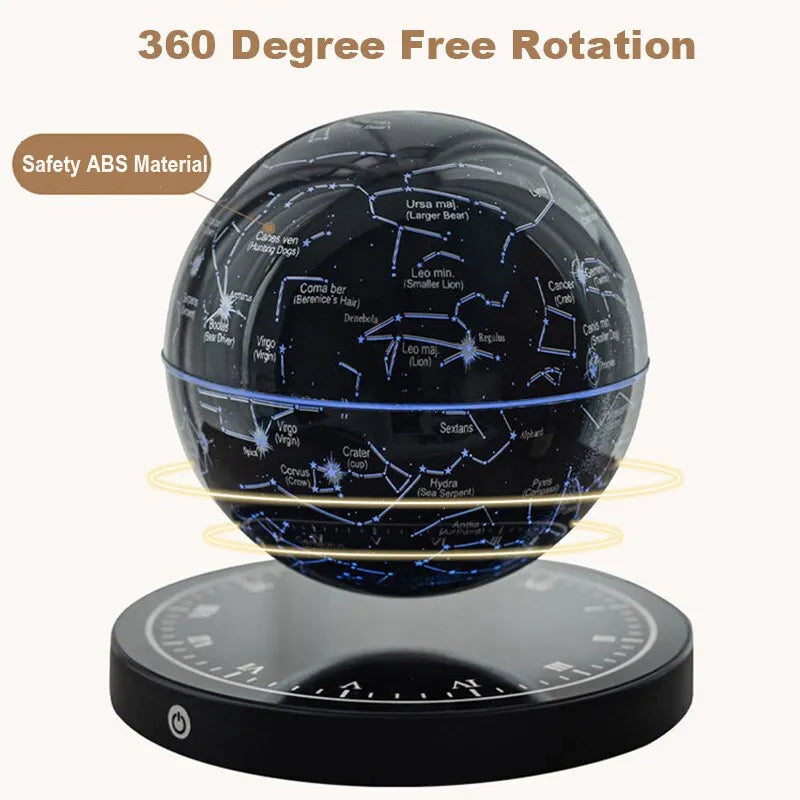 Magnetic Levitation Star Map Lamp with 360-Degree Rotation