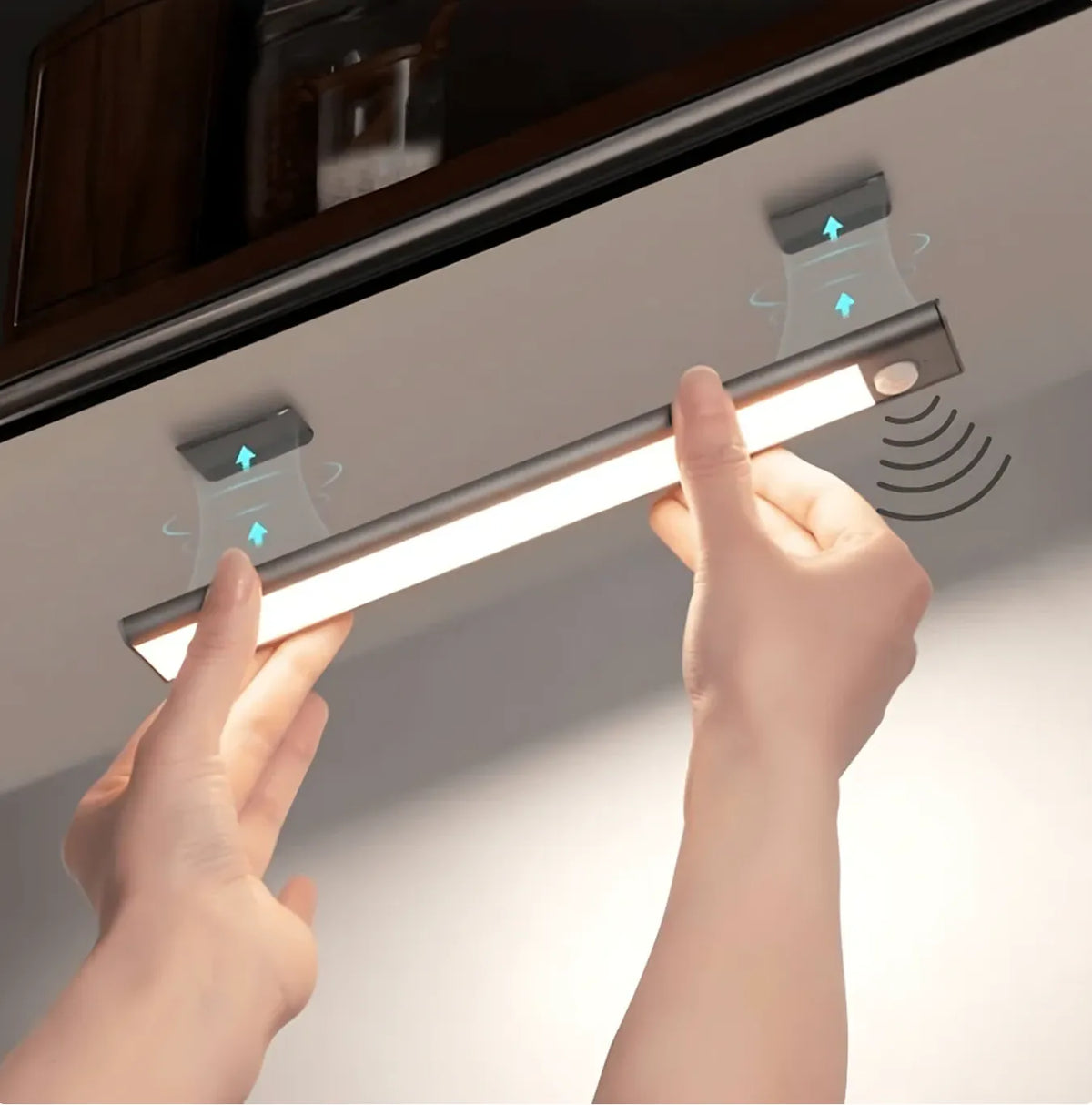 Magnetic Motion Sensor Wireless LED Under Cabinet Light Bar