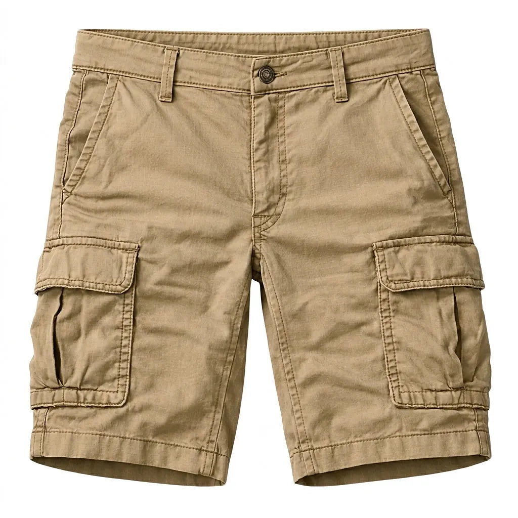 Men's Cargo Shorts with Flap Pockets