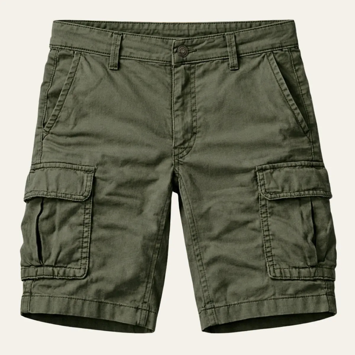 Men's Cargo Shorts with Flap Pockets