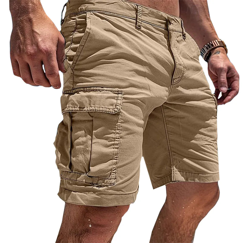 Men's Cargo Shorts with Multi-Pockets for Everyday Wear