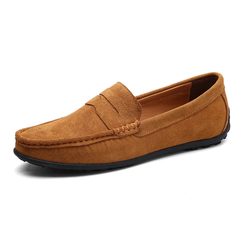 Men's Classic Slip-On Penny Loafers with Cushioned Insole