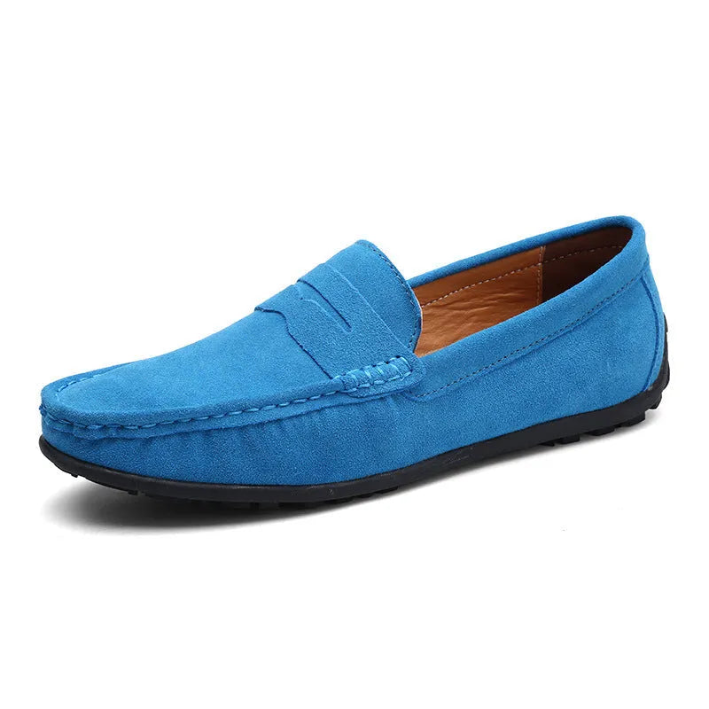 Men's Classic Slip-On Penny Loafers with Cushioned Insole