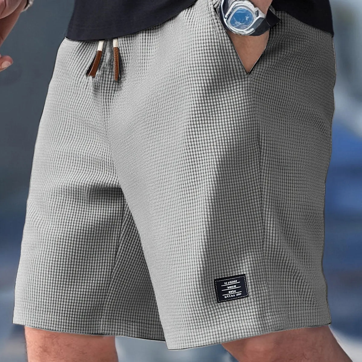 Men's Comfortable Summer Shorts with Elastic Waist