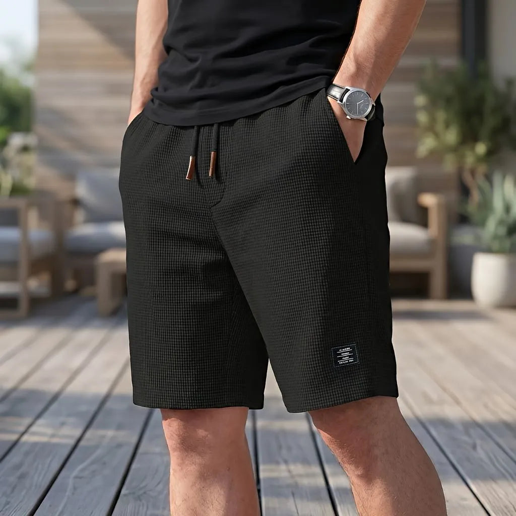 Men's Comfortable Summer Shorts with Elastic Waist