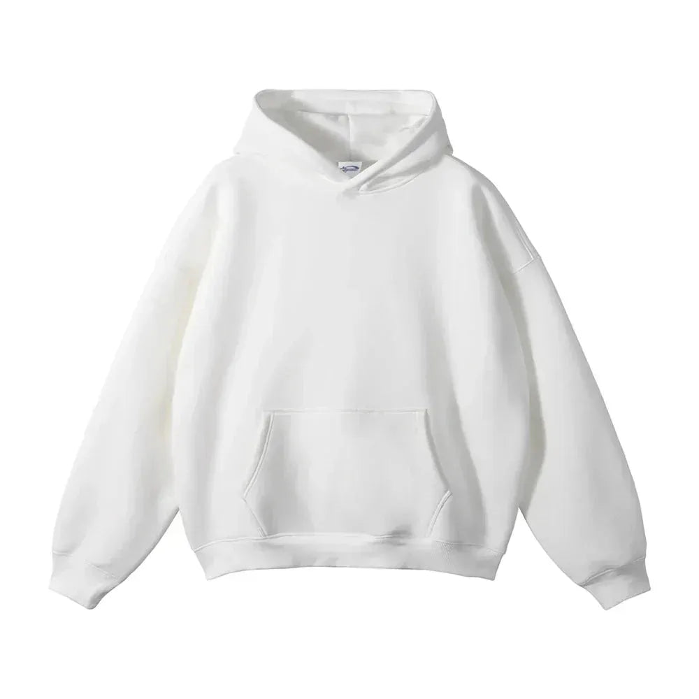 Men's Loose Fit Pullover Hoodie with Kangaroo Pocket