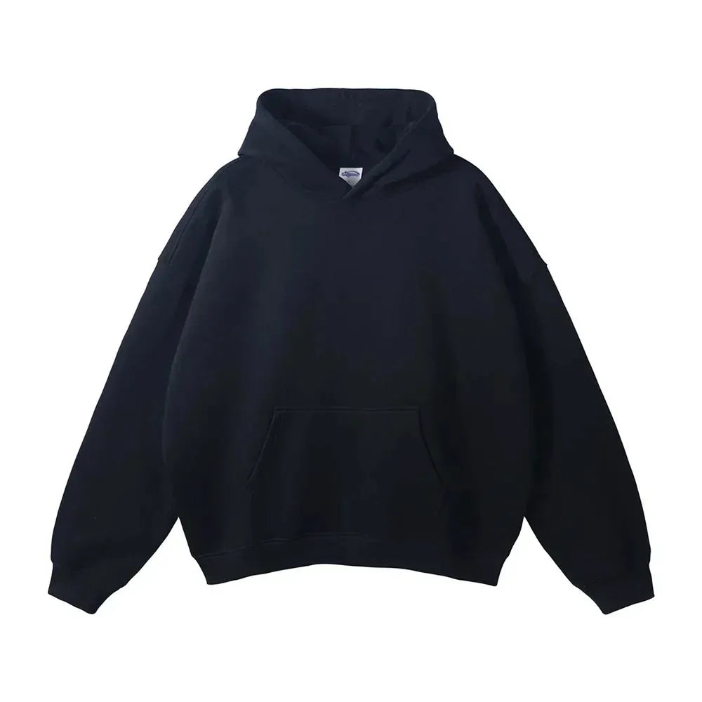 Men's Loose Fit Pullover Hoodie with Kangaroo Pocket