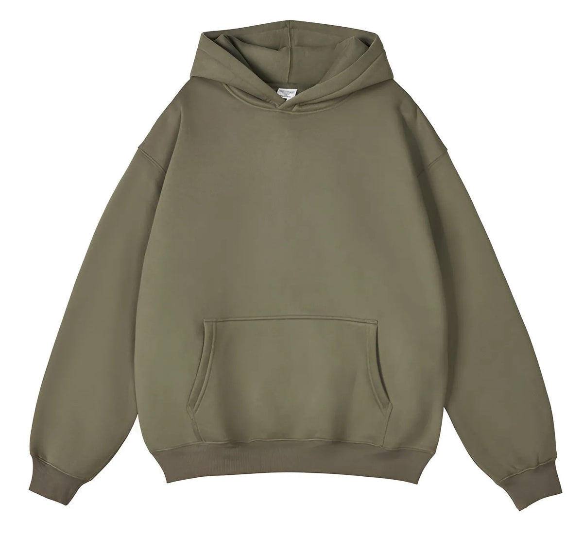 Men's Loose Fit Pullover Hoodie with Kangaroo Pocket