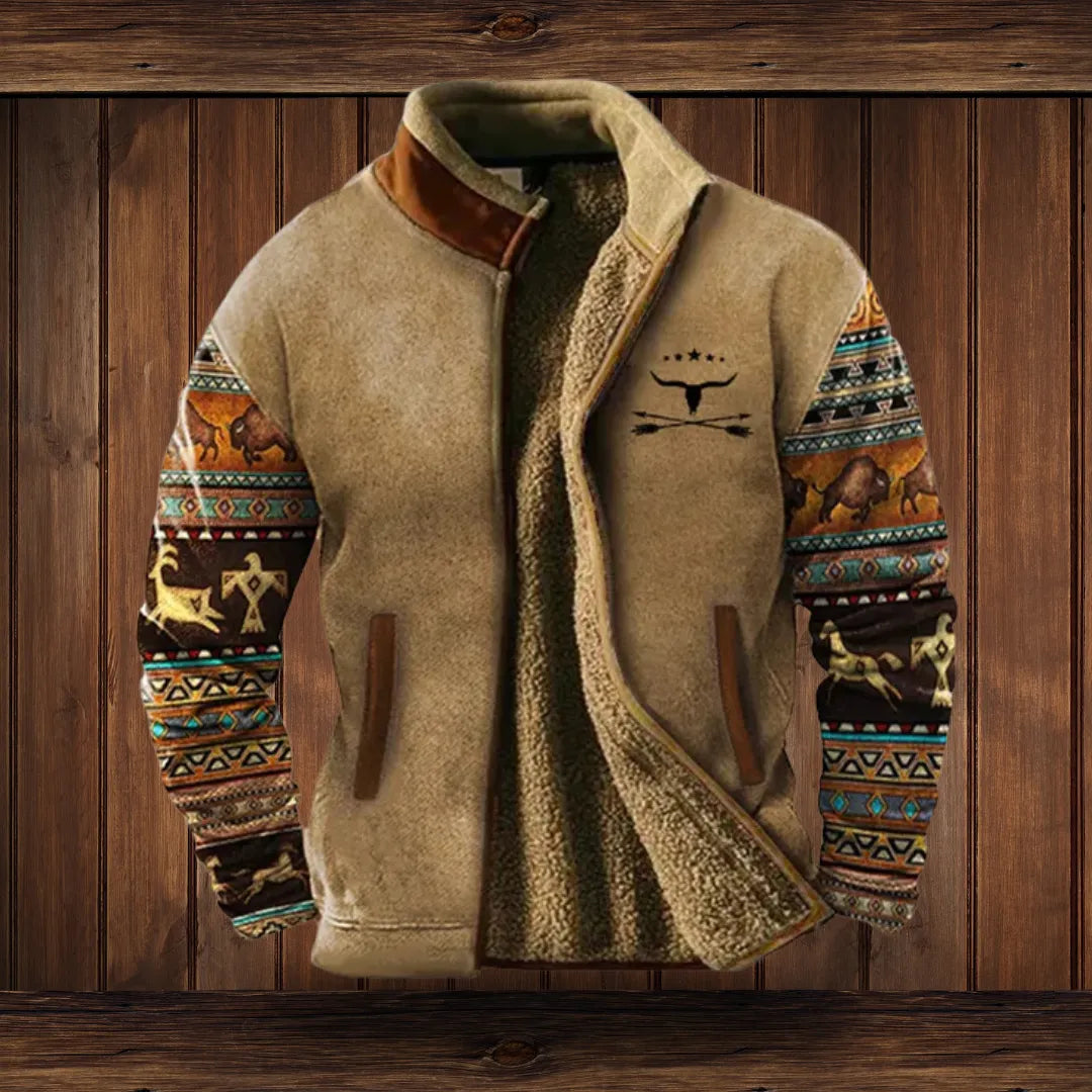 Men's Outdoor Fleece Vest with Adjustable Hood