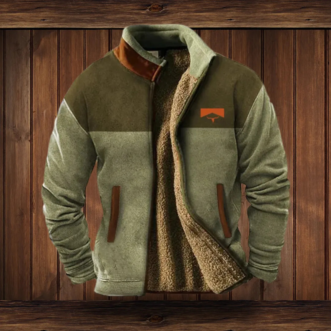 Men's Outdoor Fleece Vest with Adjustable Hood