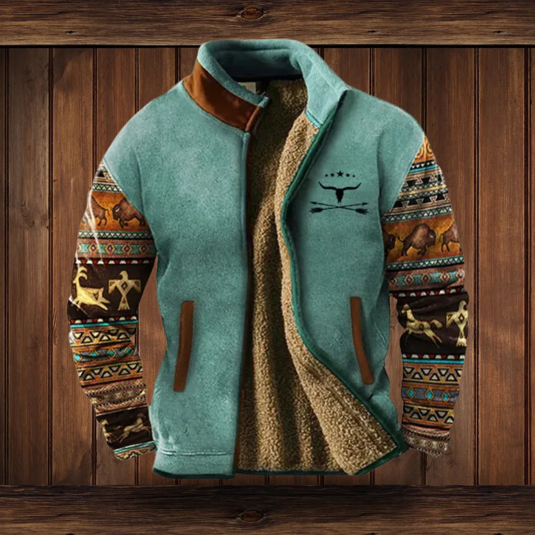 Men's Outdoor Fleece Vest with Adjustable Hood