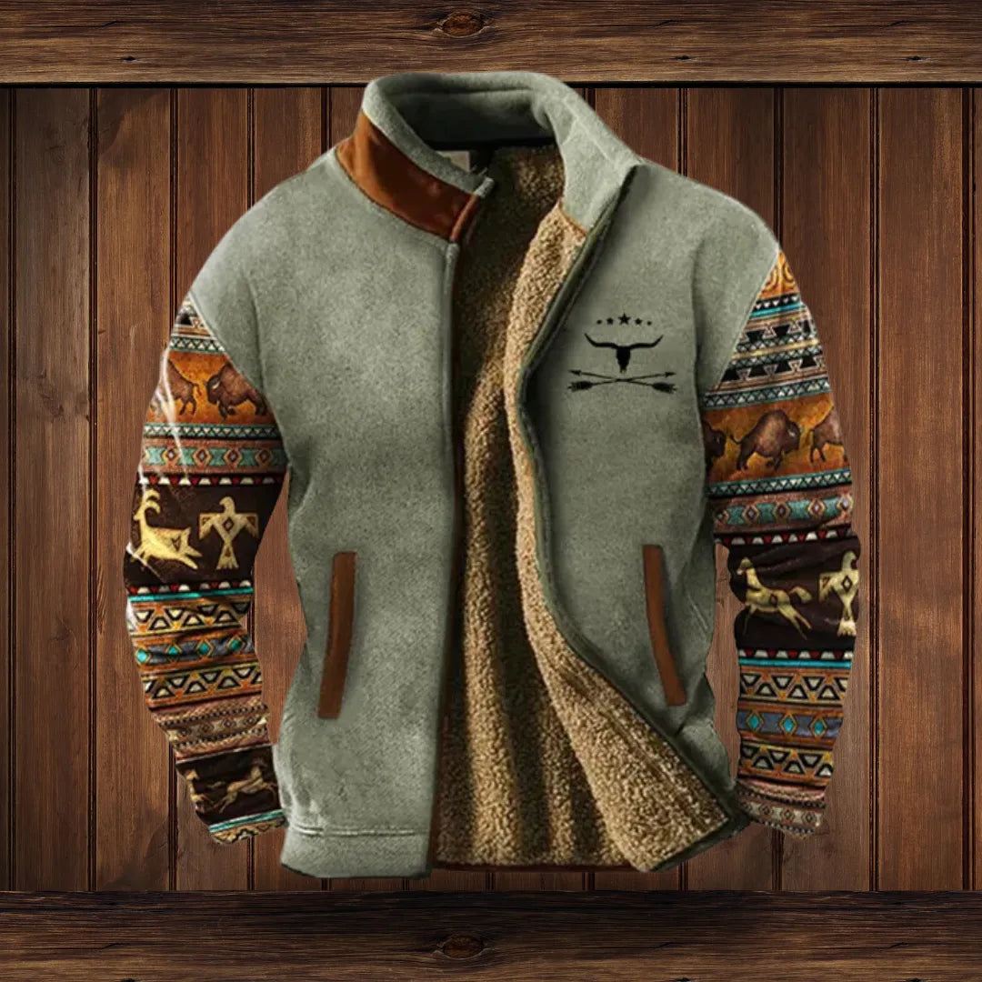 Men's Outdoor Fleece Vest with Adjustable Hood