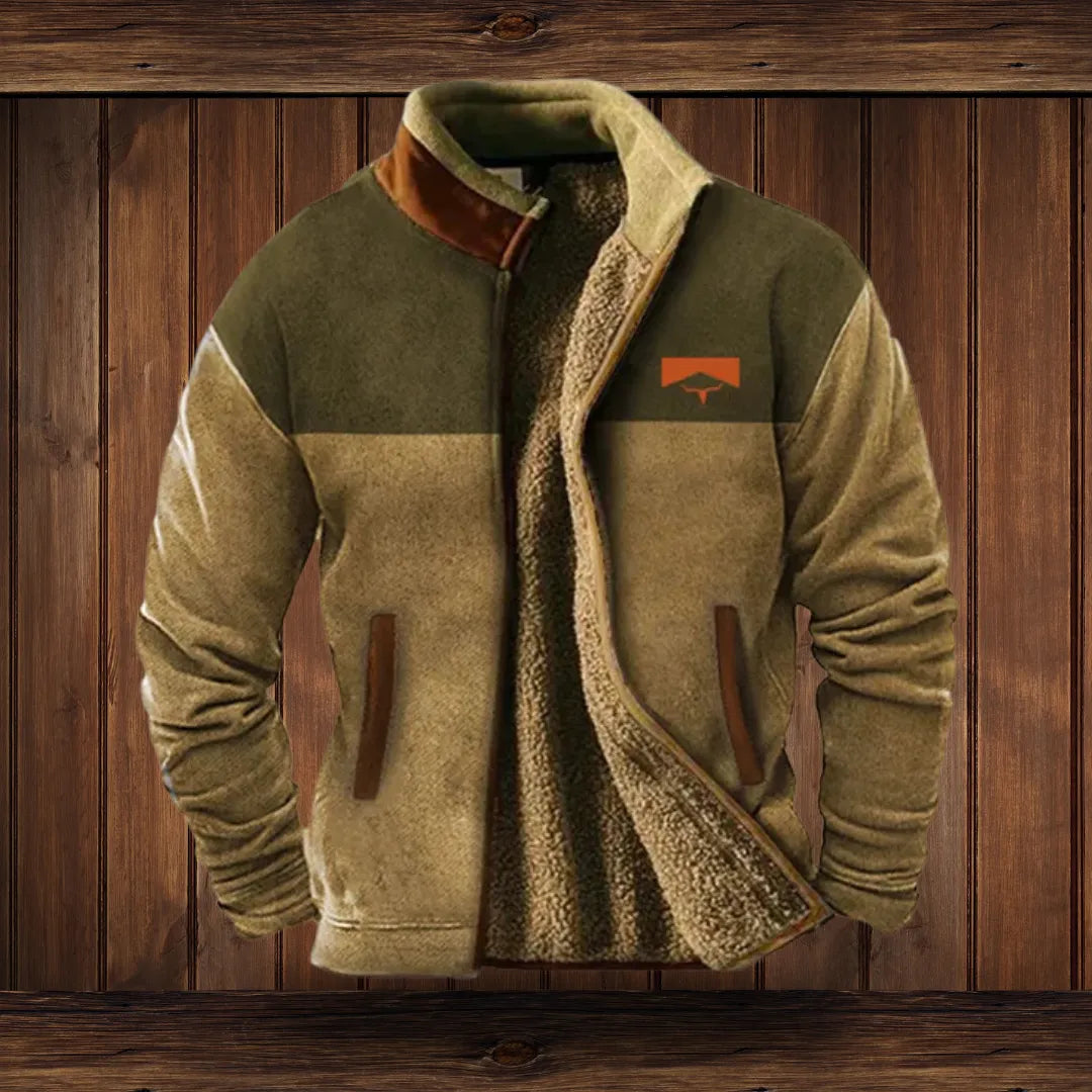 Men's Outdoor Fleece Vest with Adjustable Hood