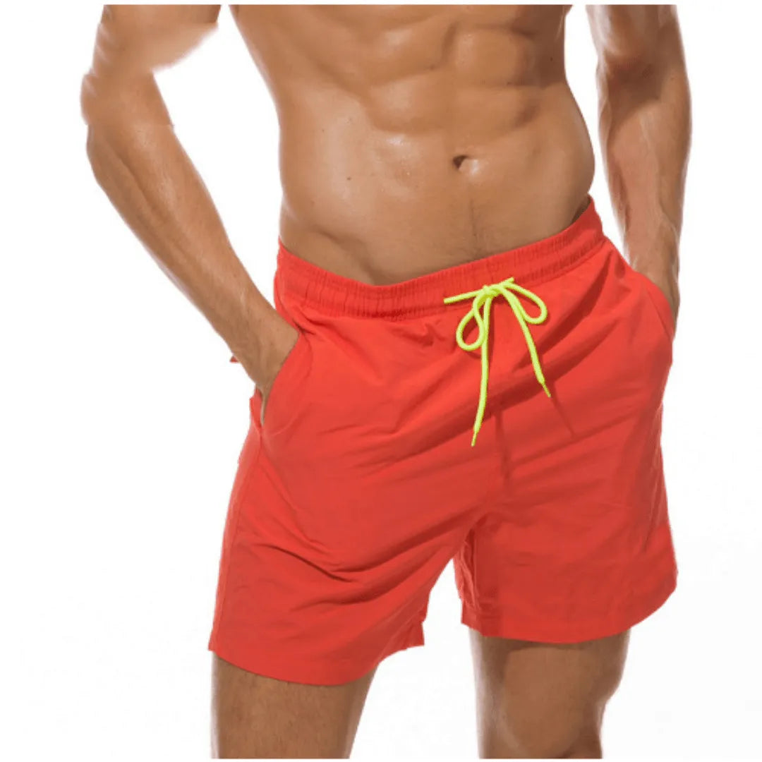 Men's Quick-Drying Swim Shorts with Sporty Design