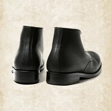 Men's Retro Leather Boots with Non-Slip Sole