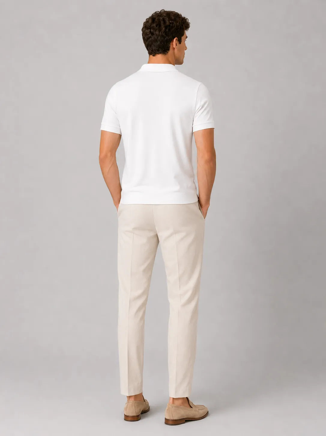 Men's Silky Soft Breathable Short-Sleeve Polo Shirt