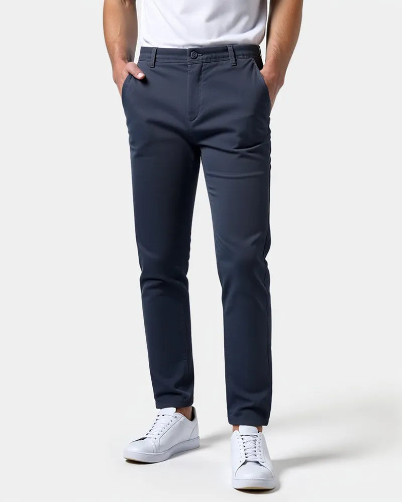 Men's Slim Fit Chino Pants for Everyday and Office Wear