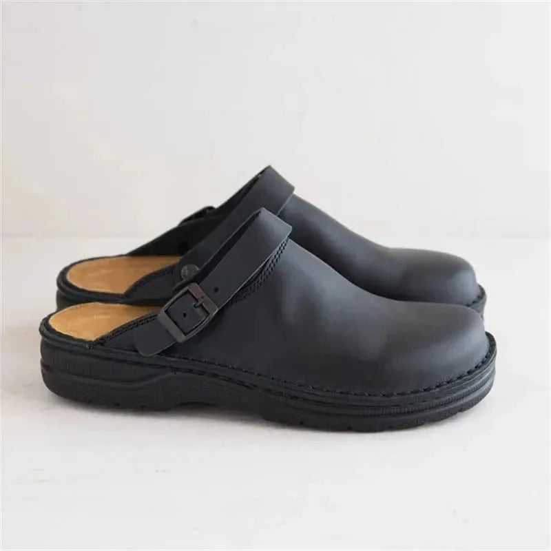 Men's Supportive Ergonomic Clogs with Contoured Sole