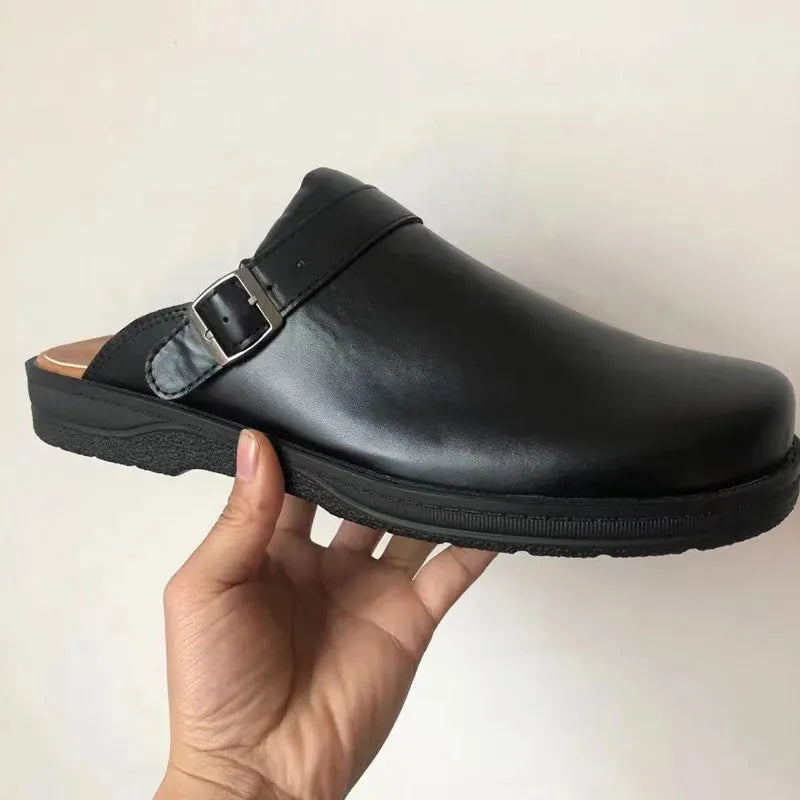 Men's Supportive Ergonomic Clogs with Contoured Sole