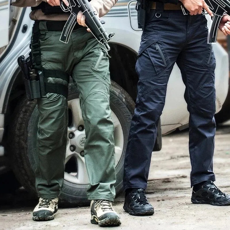 Men's Tactical Stretch Cargo Pants with Multi-Pockets