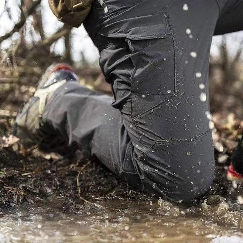 Men's Tactical Stretch Cargo Pants with Multi-Pockets